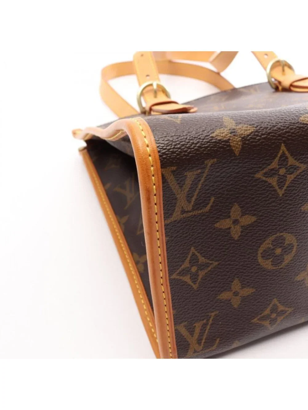 Louis Vuitton Tote Bag Popincourt Monogram Canvas Leather Povincourt